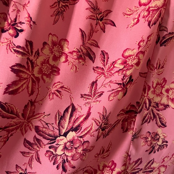 NWT Loft Vine Ruffle Cuff Tie Neck Blouse - Picture 5 of 6